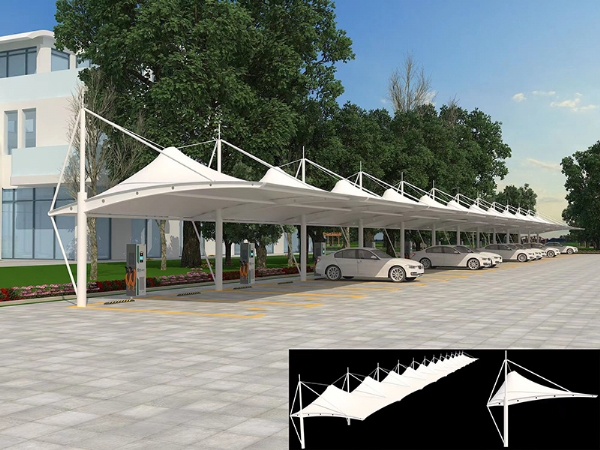 膜結構車棚安裝操作的流程是怎樣的